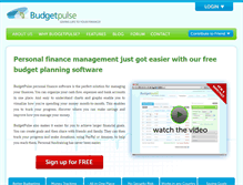 Tablet Screenshot of budgetpulse.com